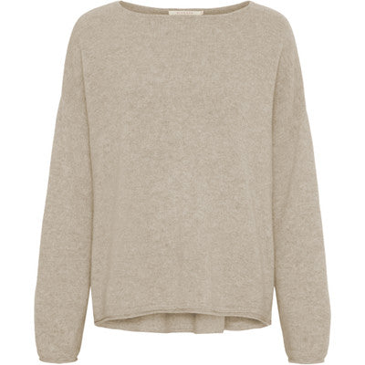 Genser Mira 100% Cashmere, Beige Melange