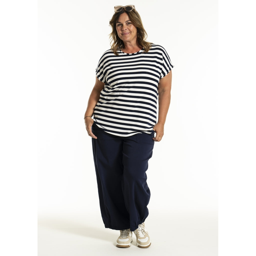 Gitte T-shirt Stripe Navy