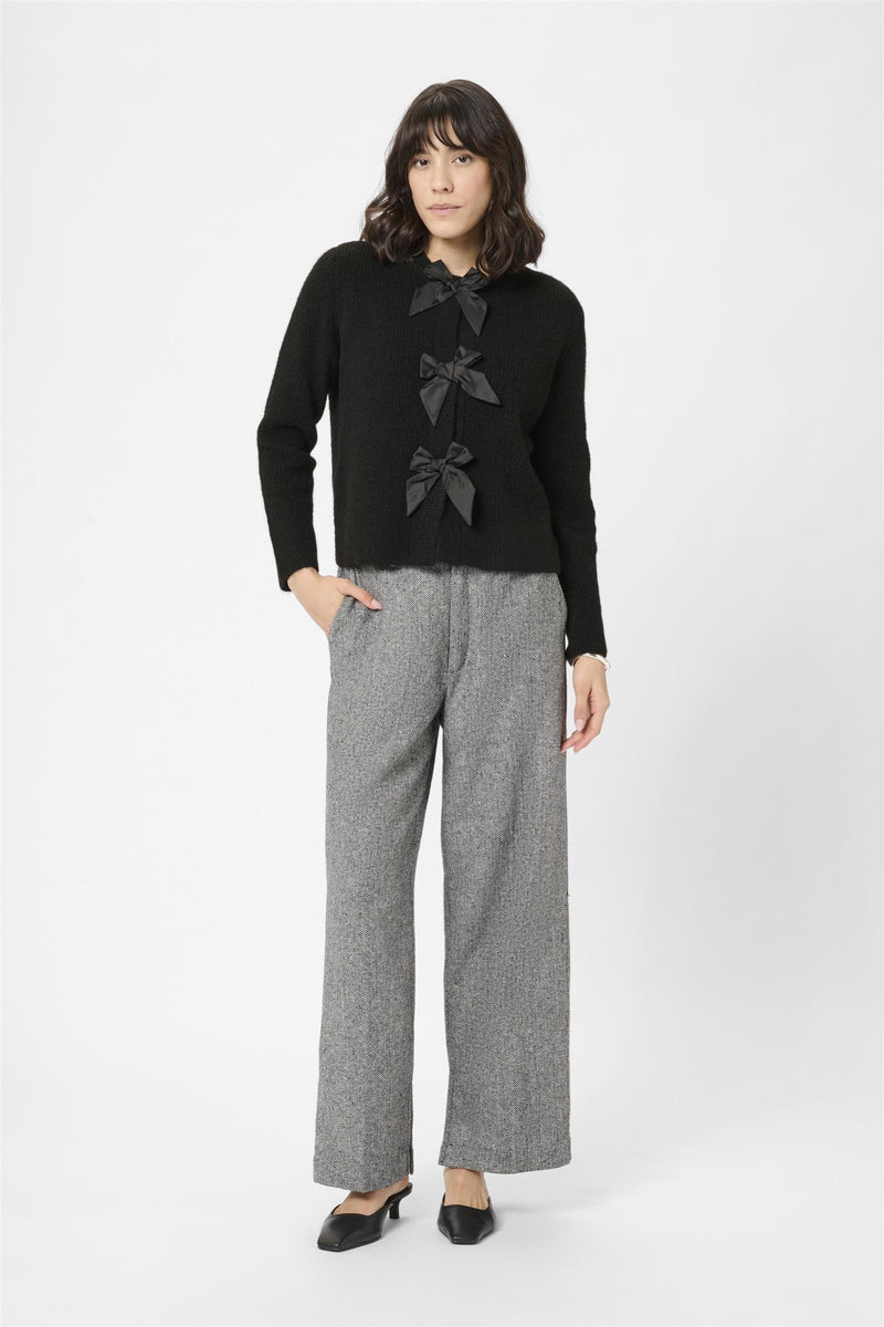 KAmay Knit Cardigan Black Deep