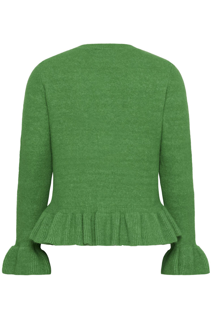 KCemmi Frill Cardigan Bright Green