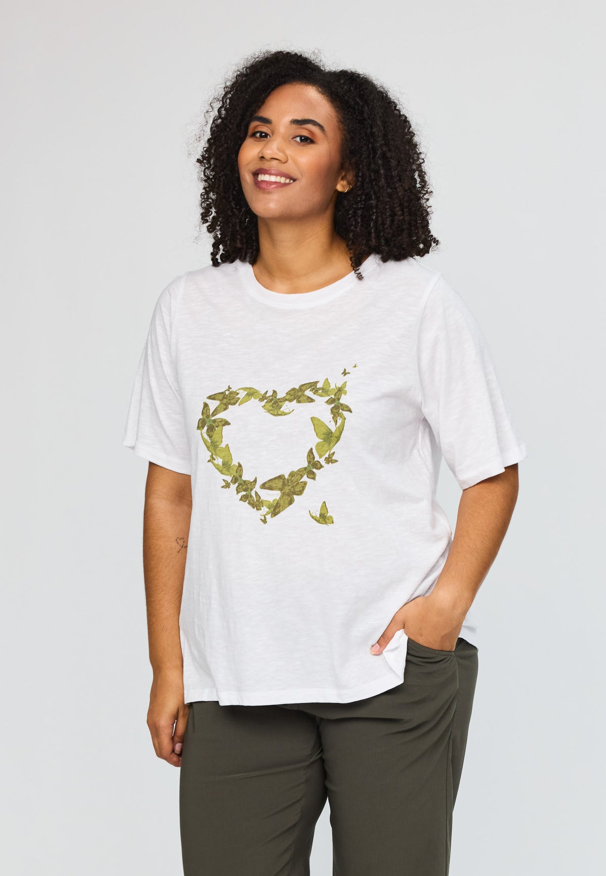 SBella T-Shirt with print Green