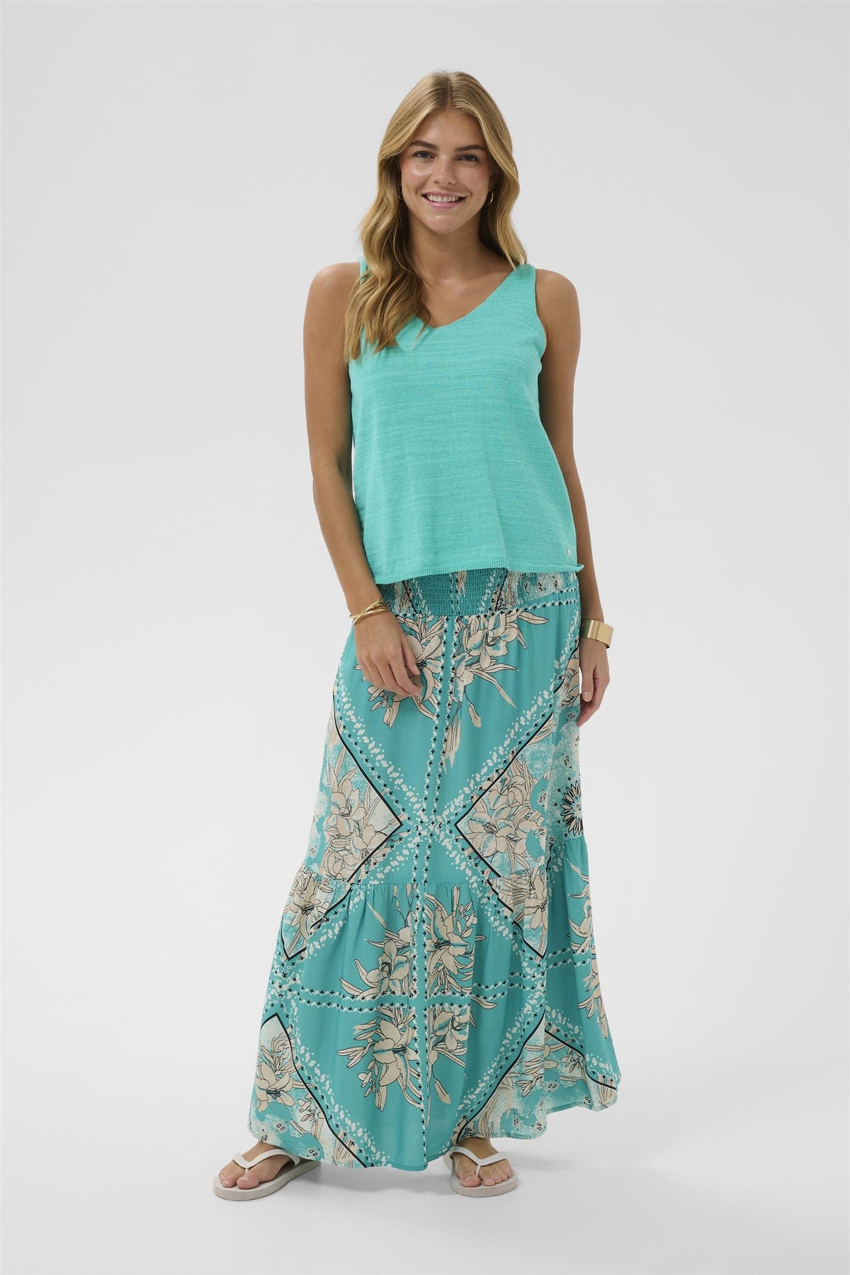 CREvisa Knit Top Ceramic