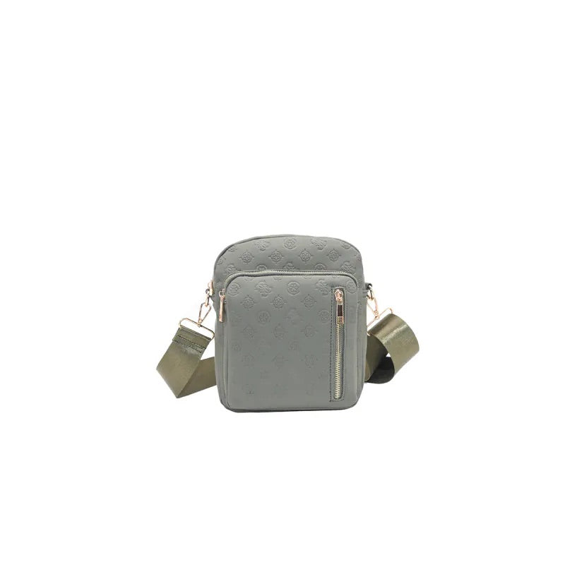 Stor Citybag Mønster, Oliven