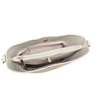 Ivory bucketbag - Beige