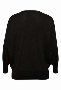 KCregitta Knit Pullover Black Deep