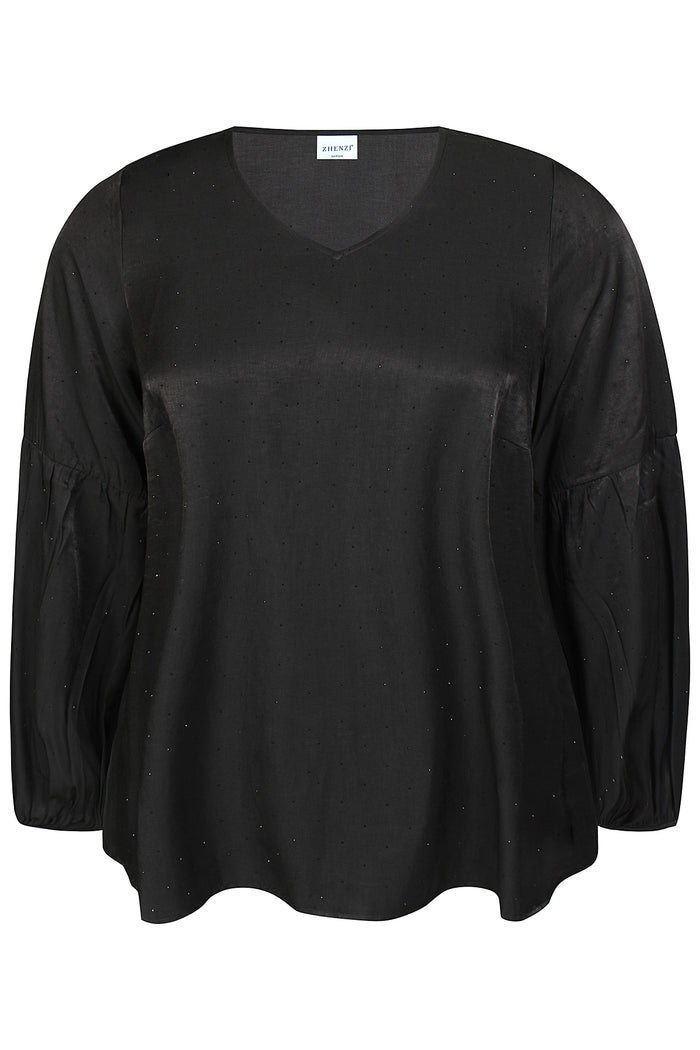 Bluse Tica Sort