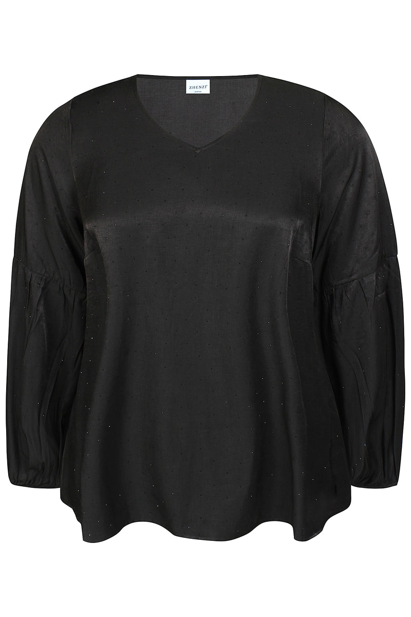 Bluse Tica Sort