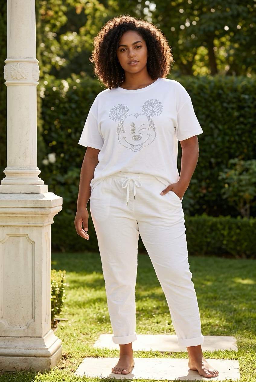 Jaffa T-shirt Mikke Hvit