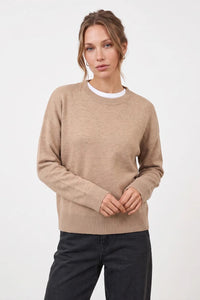Genser Beige 100% Ull