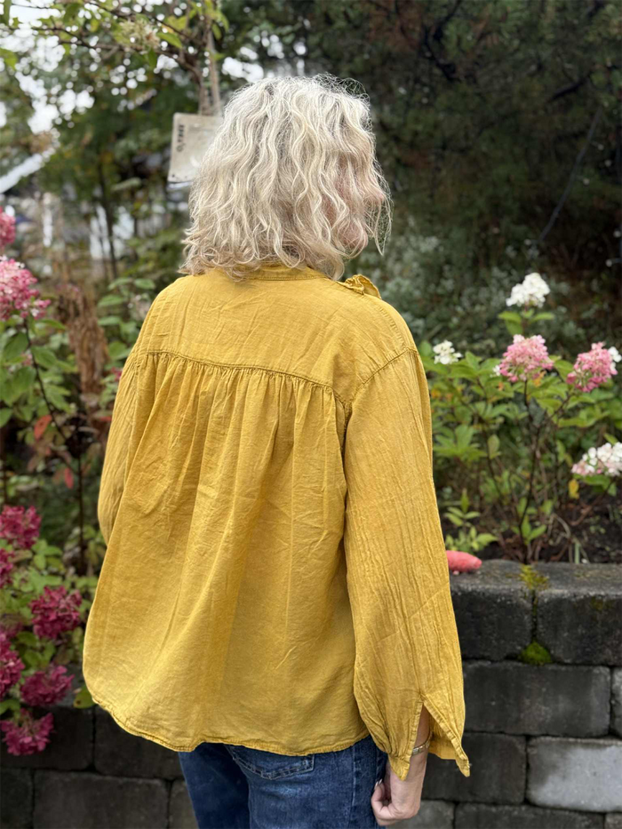 Bluse Climb Mustard