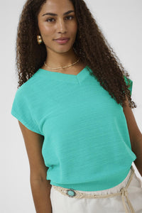 CREvisa Knit Blouse Ceramic