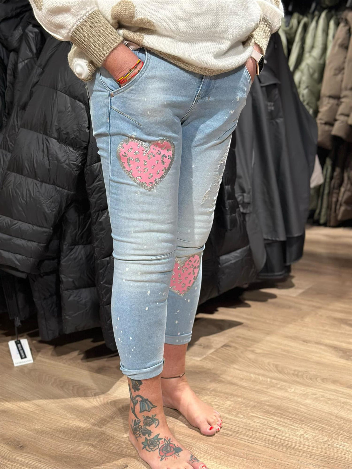 Bukse Jeans w. Heart