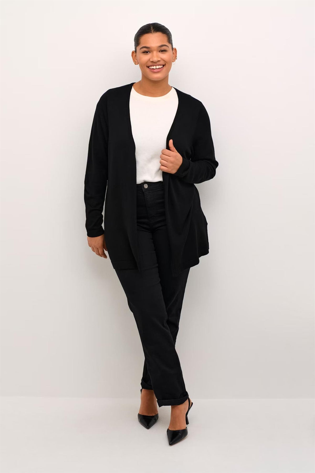 KCfarsia Cardigan Black Deep