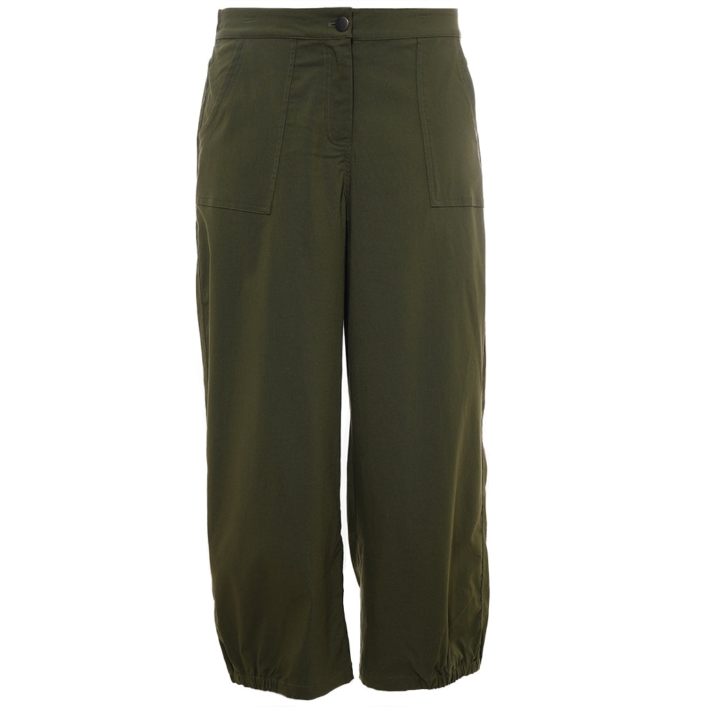 Clara Baggy Pant Oliven
