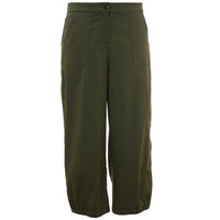 Clara Baggy Pant Oliven