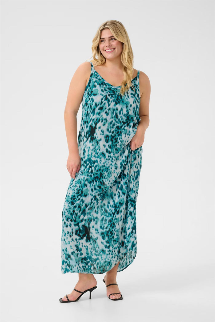 KCjulia Ami Strap Dress Leo Teal