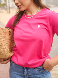 KCart Tee Beetroot - Bellerina heart