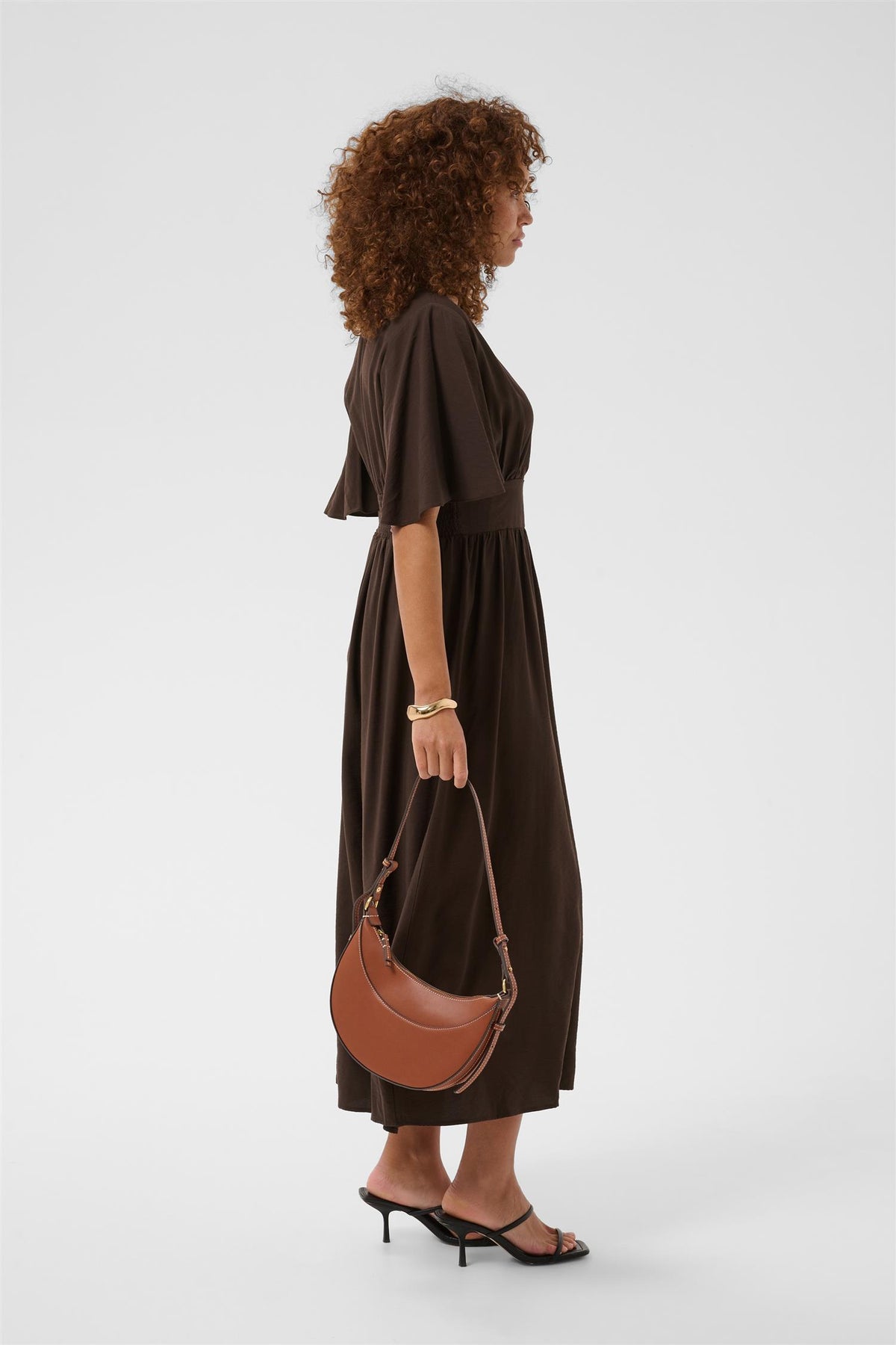 KAsirena Long Dress Coffee Bean