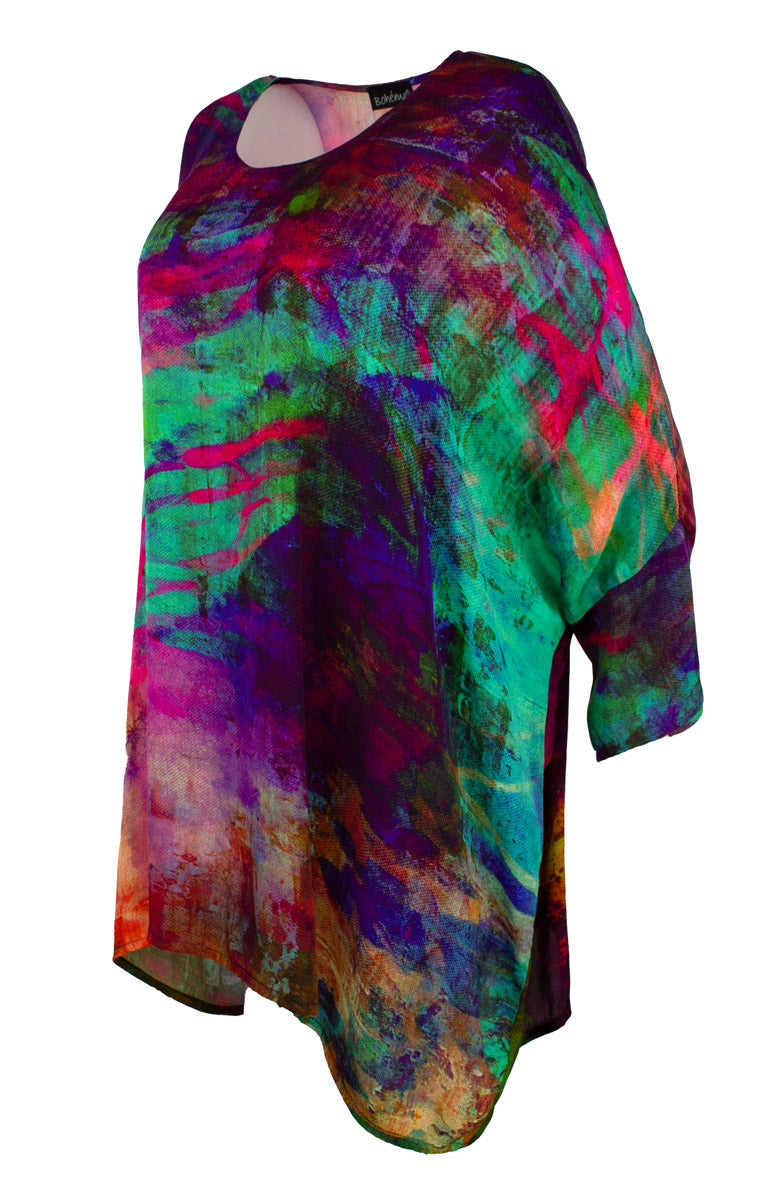 Bluse Sateng Colorful