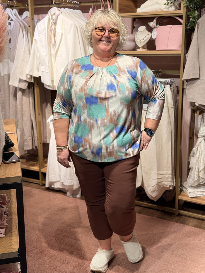 Bluse Blueberry Wave