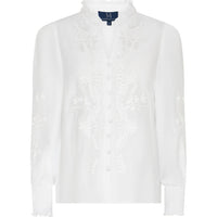 Bluse Vanessa Emb Offwhite