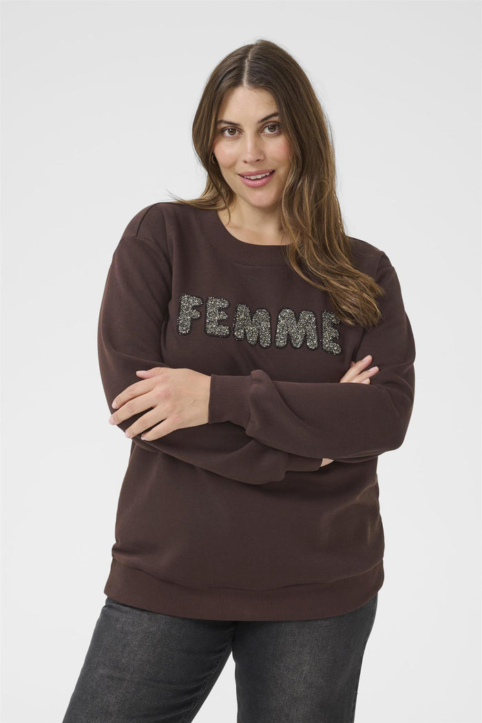 KCelise Sweatshirt Black Coffee