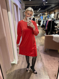 Kjole Tea Velour Red