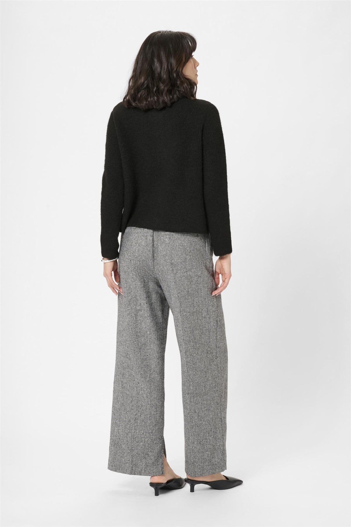 KAmay Knit Cardigan Black Deep