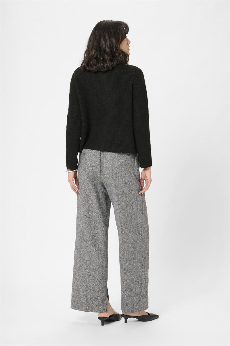 KAmay Knit Cardigan Black Deep