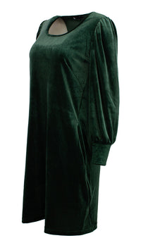 Kjole Velour Cloe Grønn