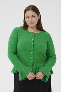 KCemmi Frill Cardigan Bright Green