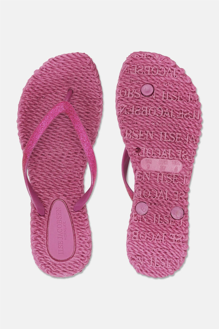 Cheerful Flip Flop w. Glitter Magenta Haze