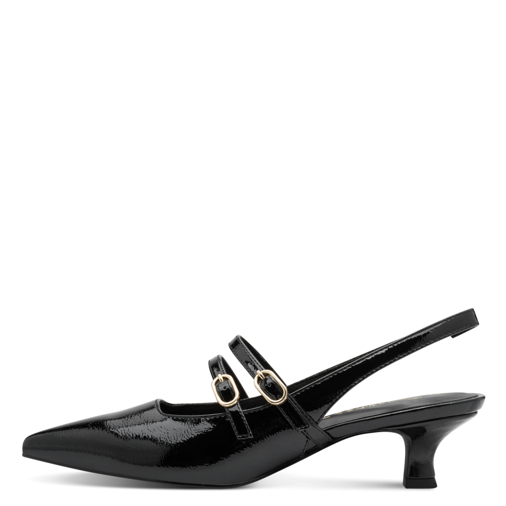 Slinback Pensko Black Patent