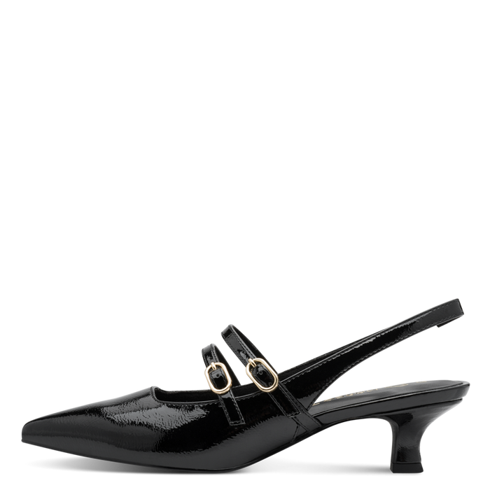 Slinback Pensko Black Patent