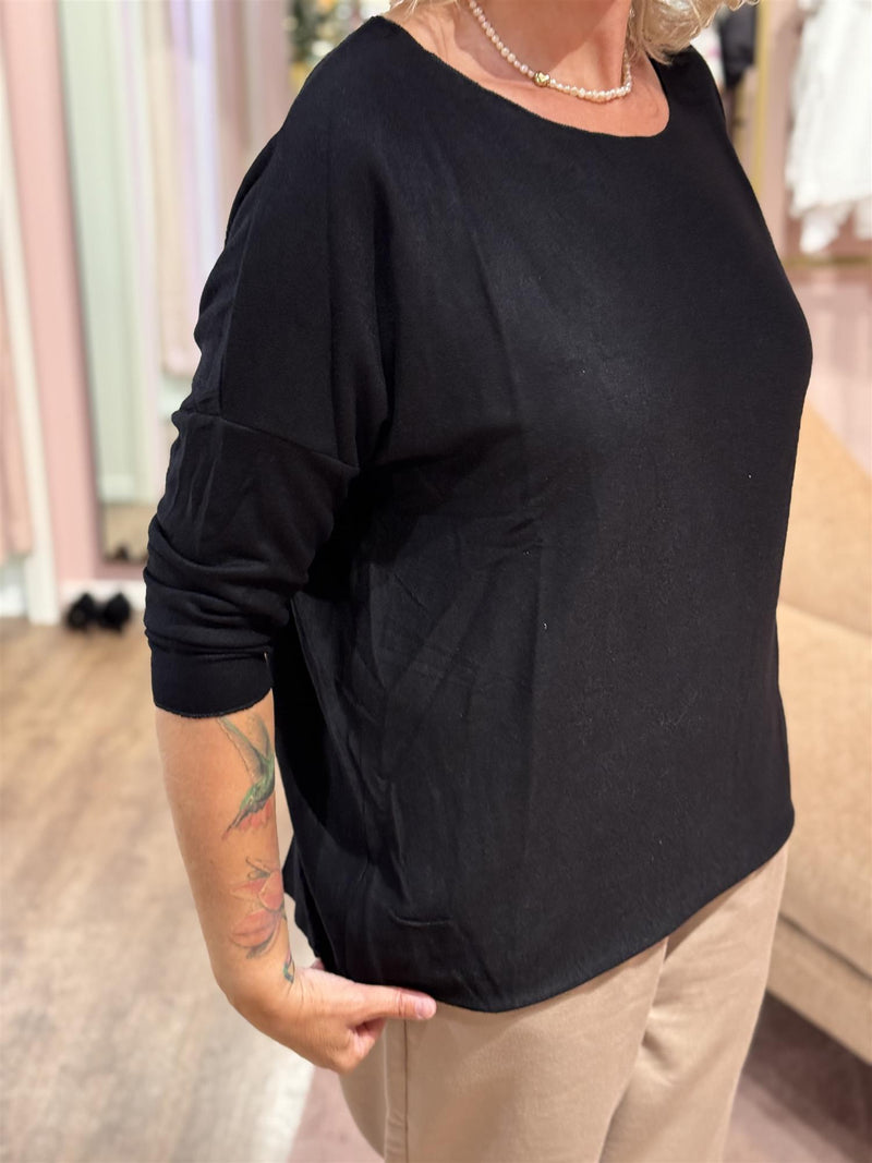 Bluse Peace Solid Black