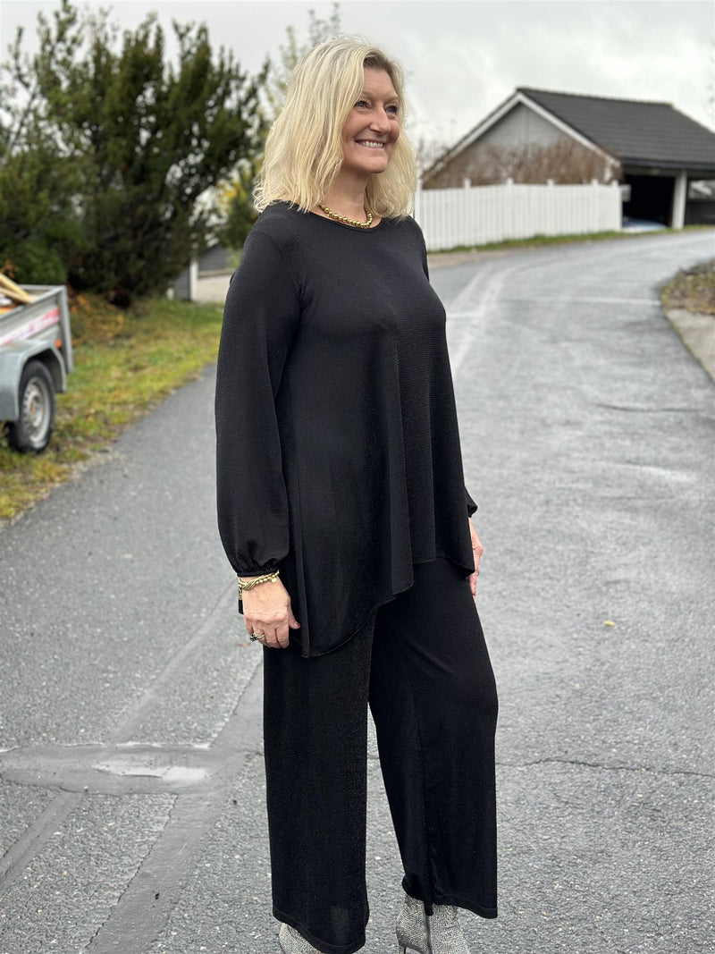 Sparkling Wide Pant Black