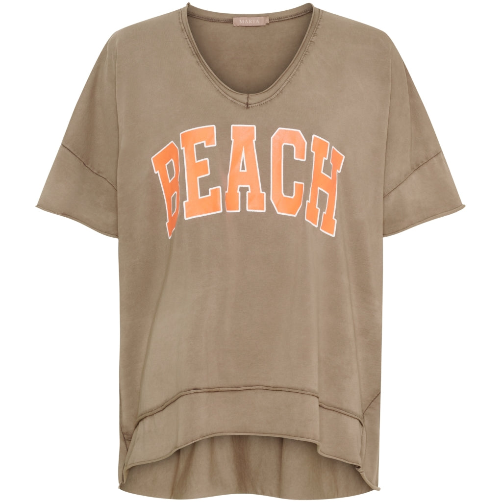 MdcNella Tee Marrone/Arancio