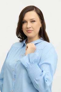 Emilee Shirt - Dove Blue