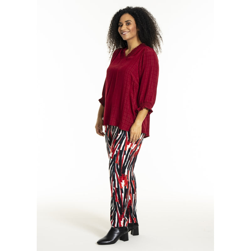 SFeodora Blouse with smock neck