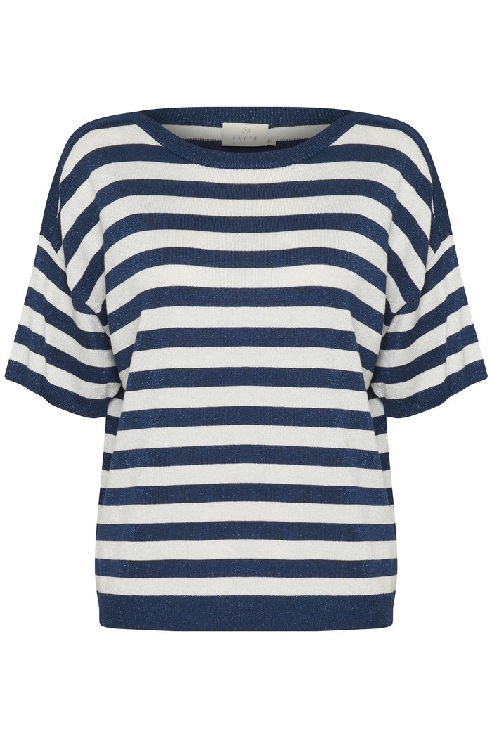 KAregina Striped Pullover Midnight/chalk Str