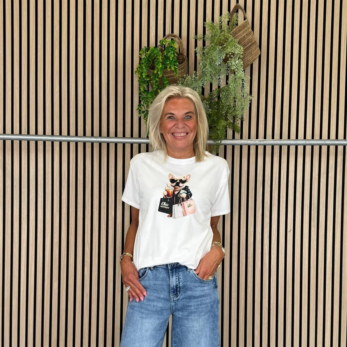 T-skjorte Dogi - Shopping Dog