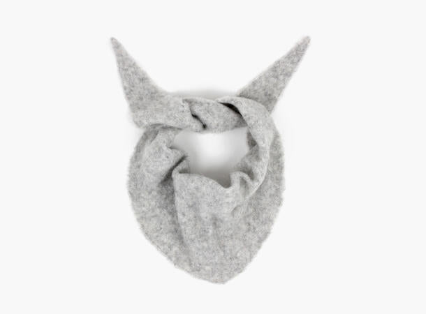 Nohr Triangle Mohair Skjerf Grey Melange