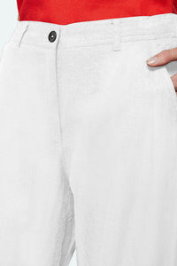 Bukse Lin Offwhite