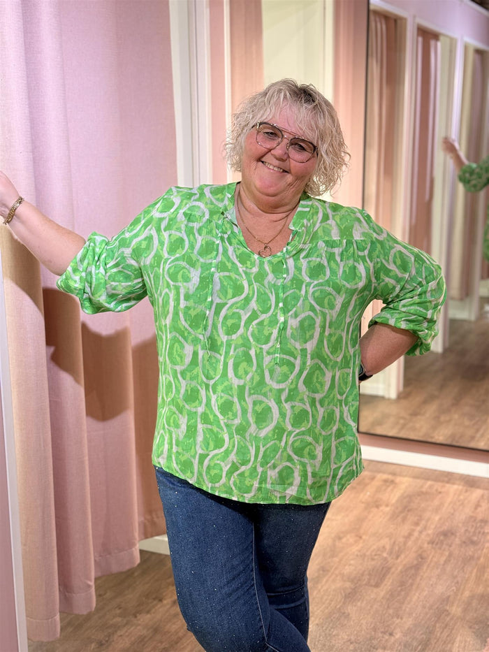 Bluse April Green