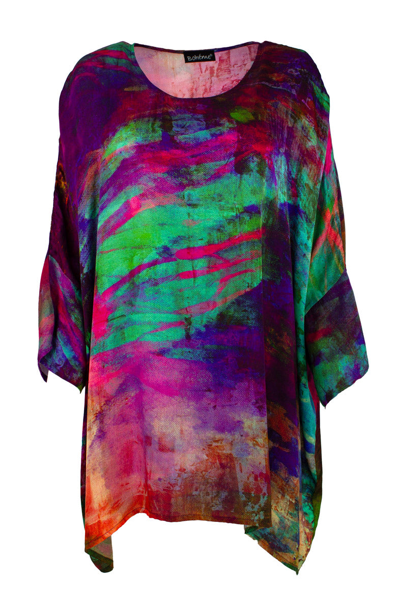 Bluse Sateng Colorful