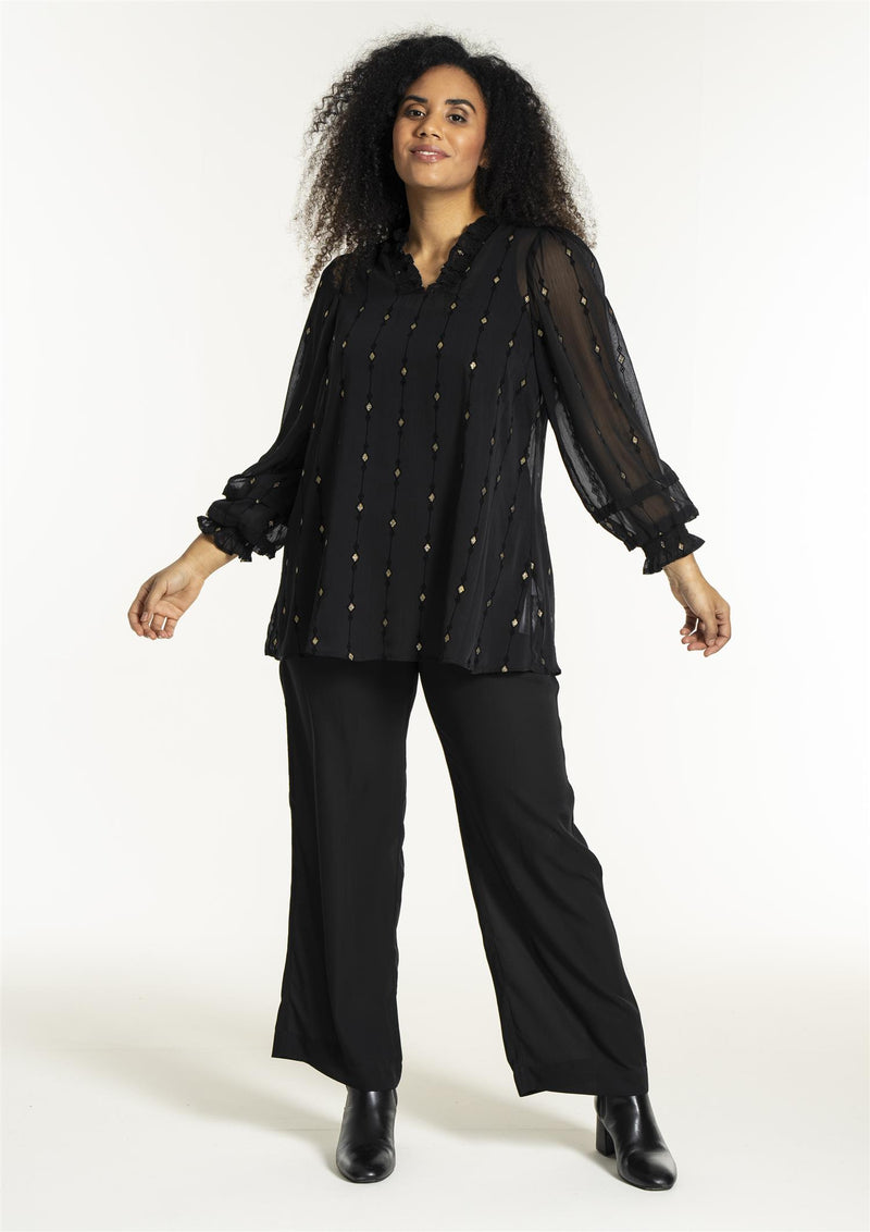 SNanda Tunic Black/Gold