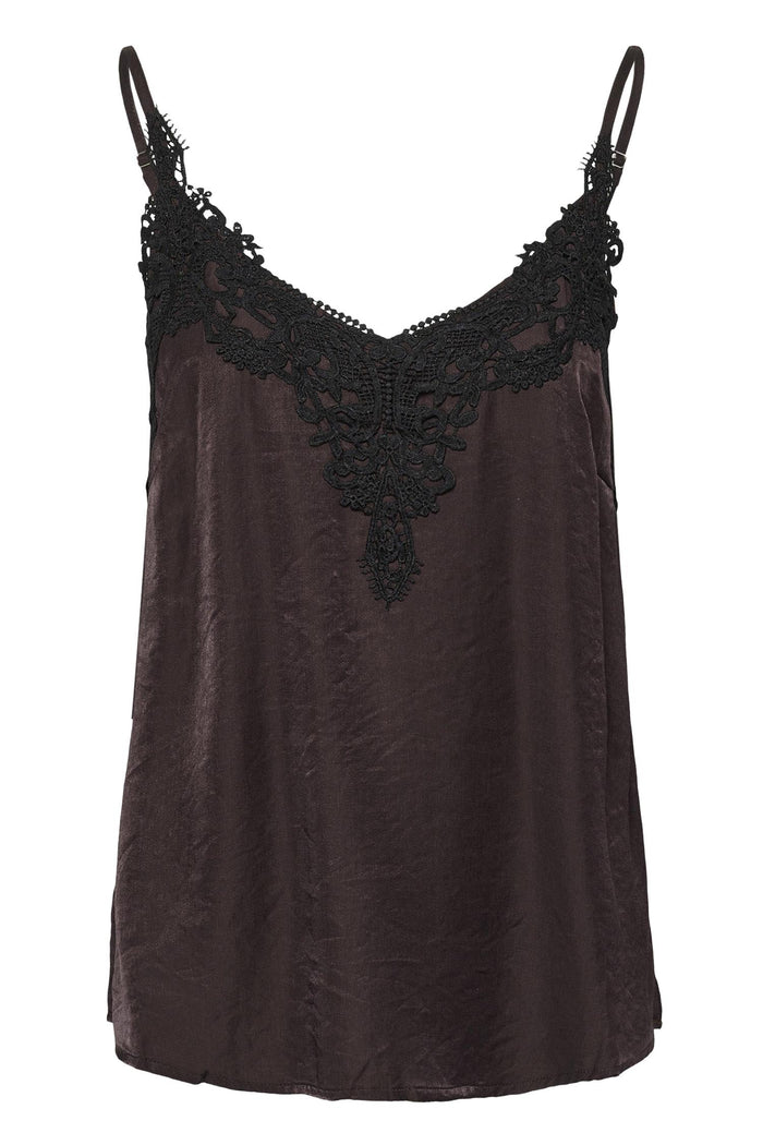 CRAnna Top Chocolate Plum