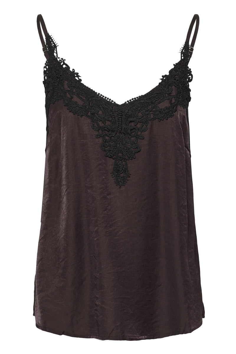 CRAnna Top Chocolate Plum