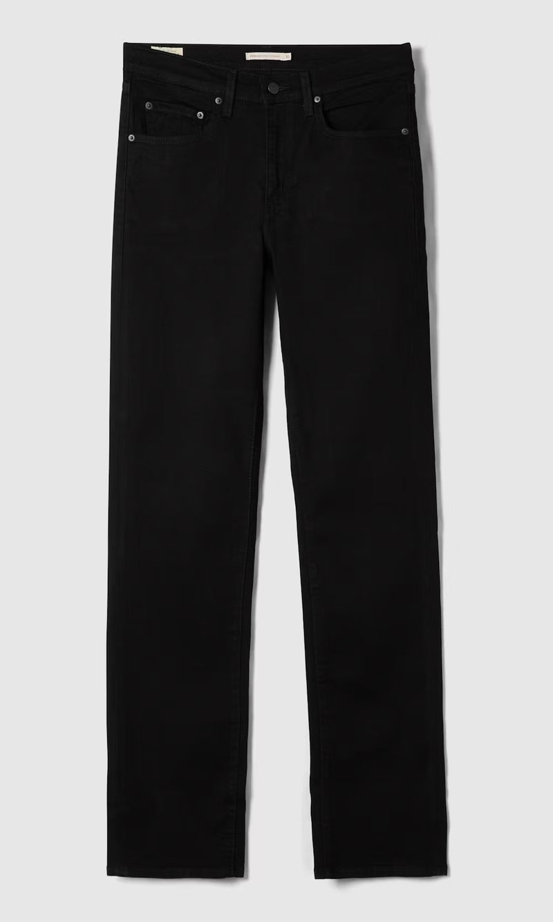 Levis 724 High Rise Straight Midnight Gaze (Sort)