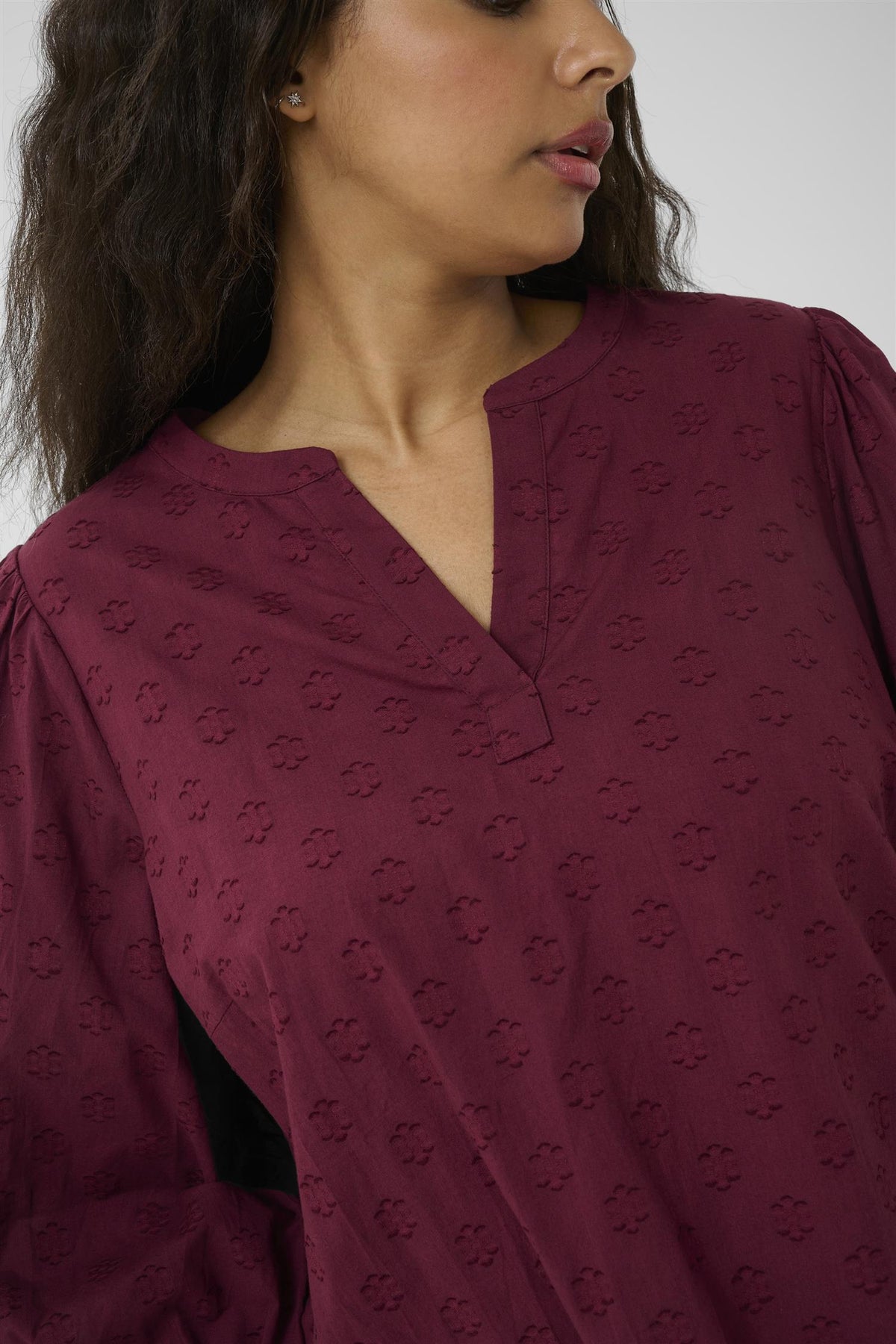 KCloulou Blouse 3/4 SL Windsor Wine